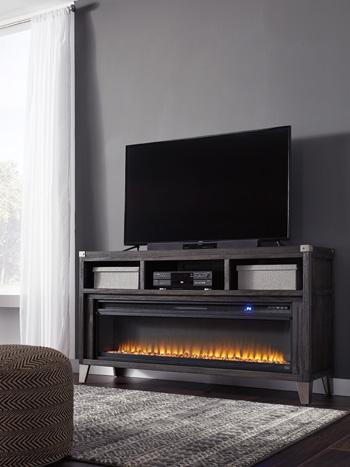 Todoe 65" TV Stand with Electric Fireplace