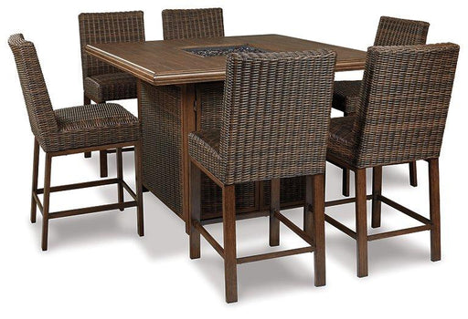 Paradise Trail Outdoor Bar Table Set image