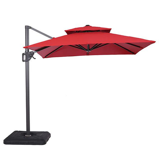 Fida 8 Ft Square Umbrella w/ Double Top + 37" Large Base image