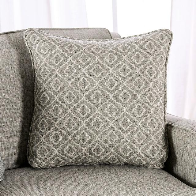 STEPHNEY Loveseat, Gray/Gold