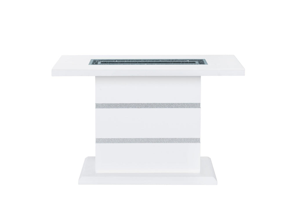 MONACO WHITE CONSOLE TABLE image