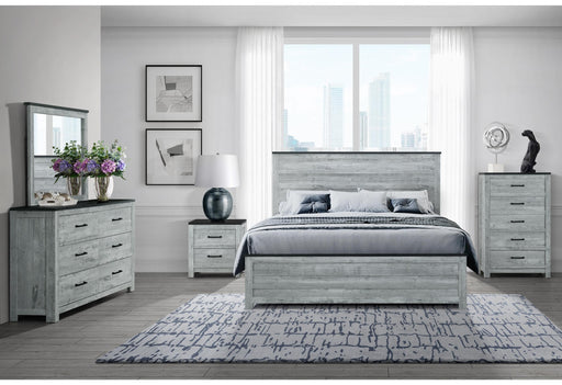 OZARK GREY WASH QUEEN BED image