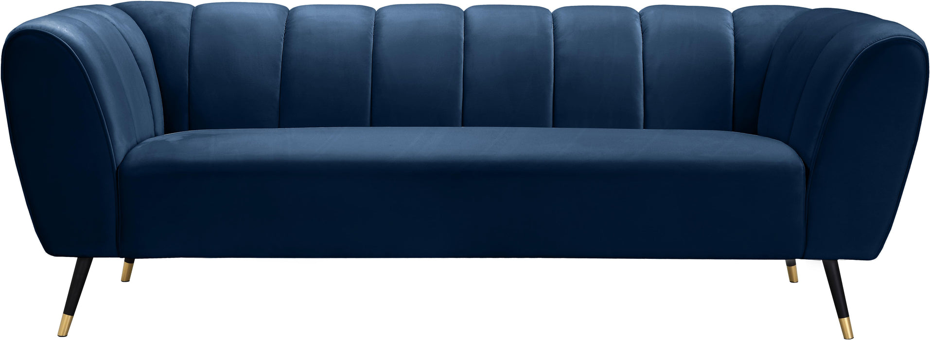 Beaumont Navy Velvet Sofa