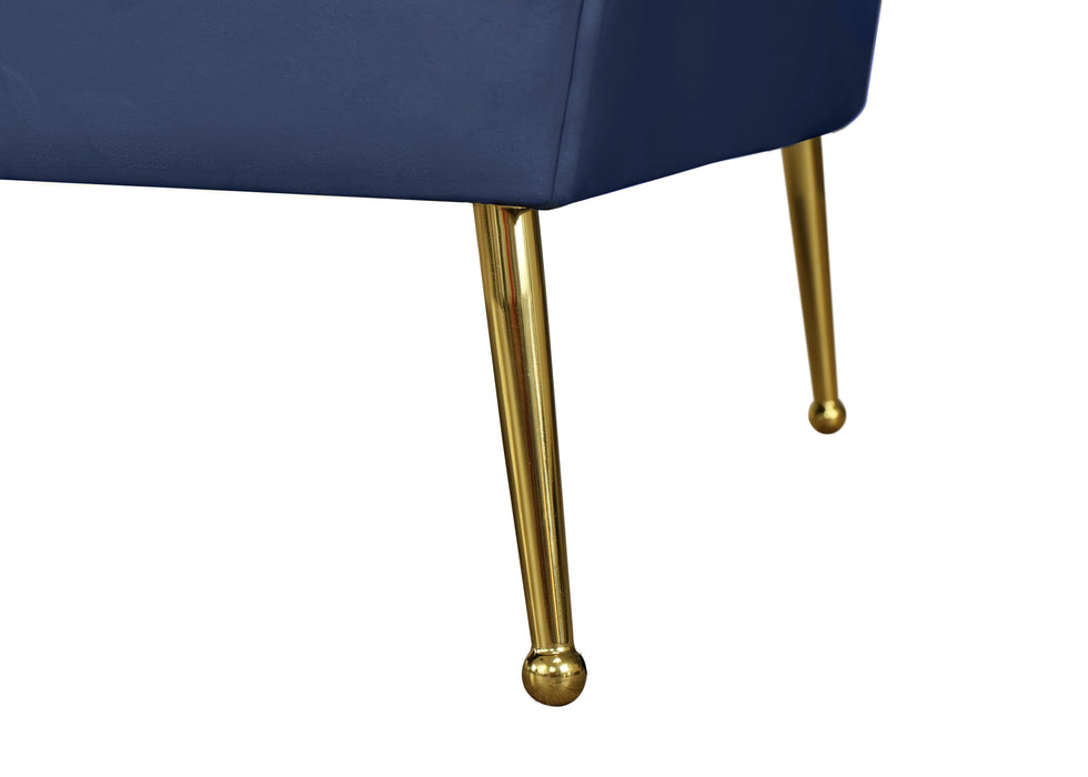 Hermosa Navy Velvet Chair