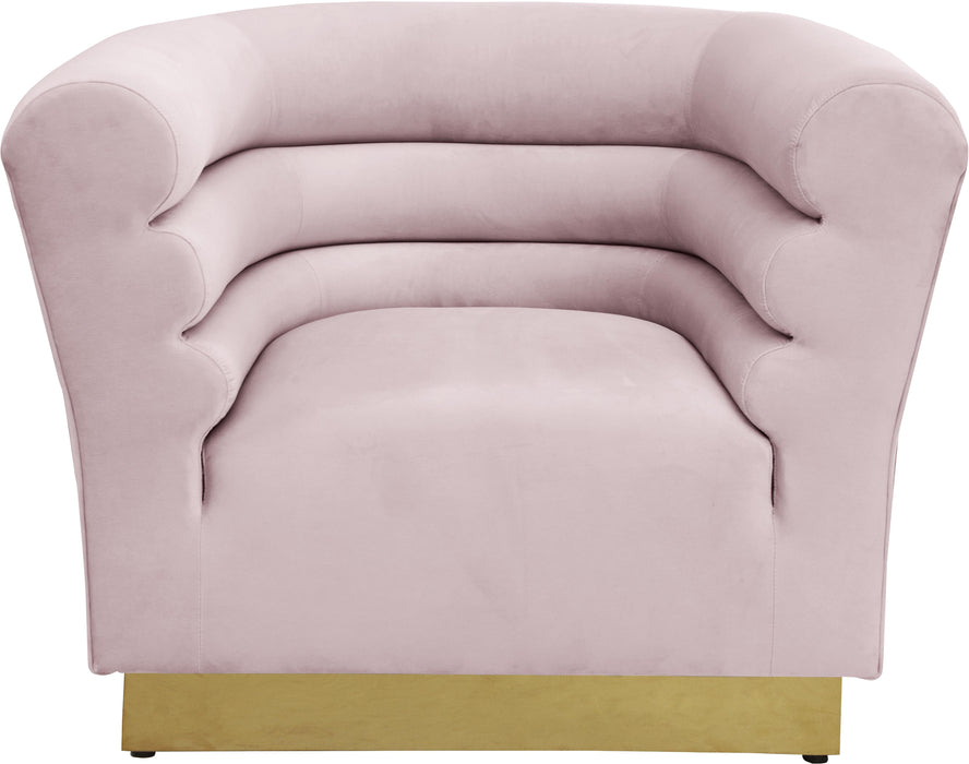 Bellini Pink Velvet Chair