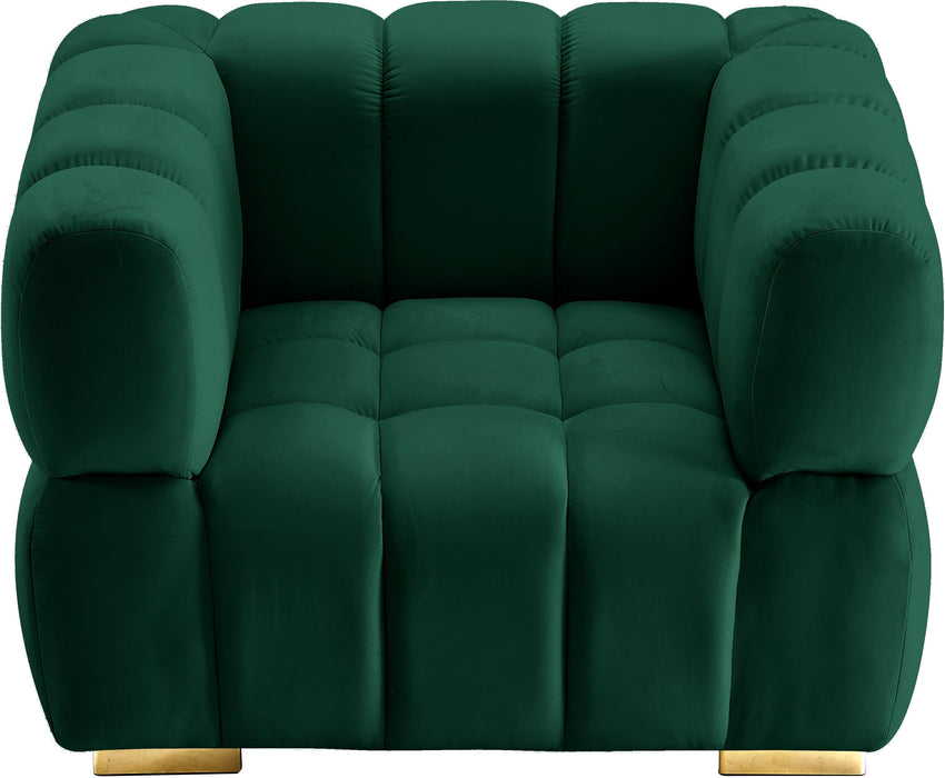 Gwen Green Velvet Chair