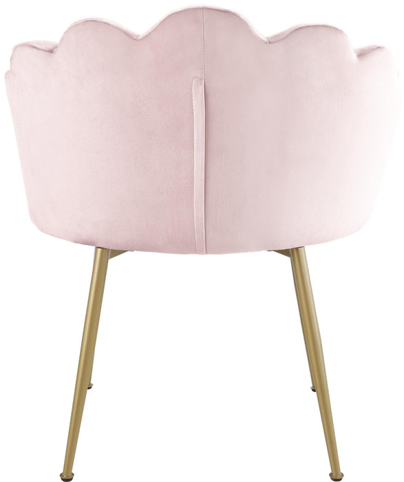 Claire Pink Velvet Dining Chair