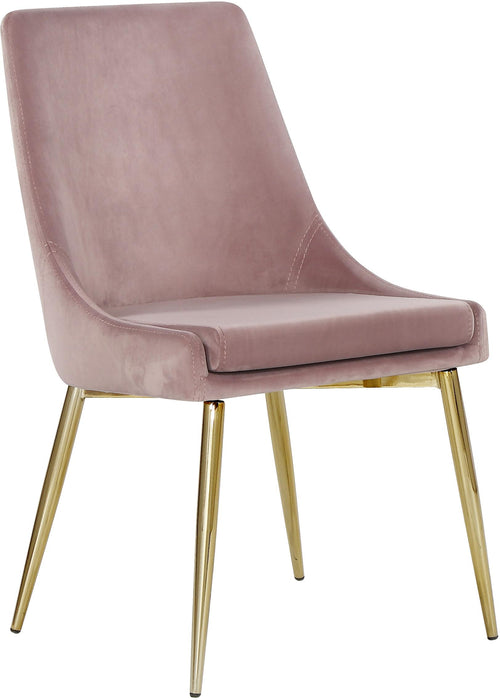 Karina Pink Velvet Dining Chair