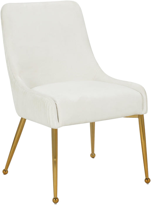 Ace Cream Velvet Dining Chair