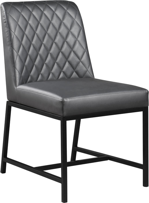 Bryce Grey Faux Leather Dining Chair