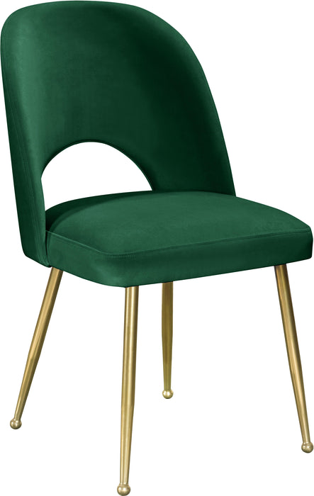 Logan Green Velvet Dining Chair