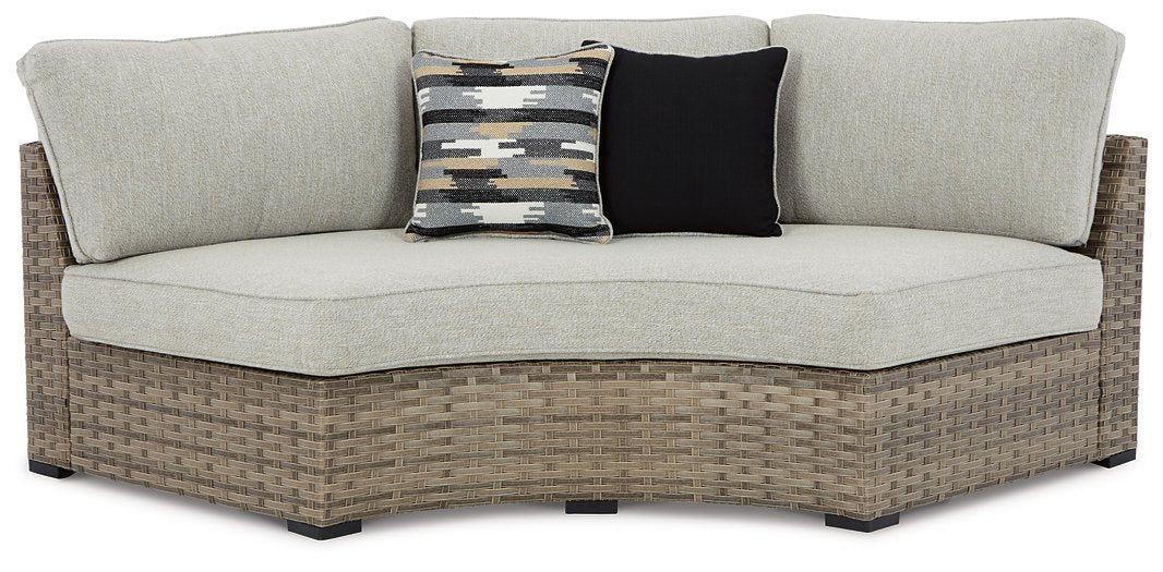 Calworth 7-Piece Outdoor Sectional with Ottoman