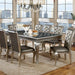 AMINA Champagne 84" Dining Table image