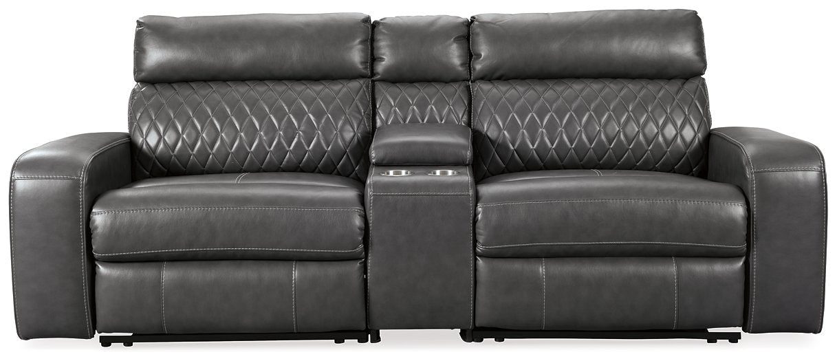 Samperstone 3-Piece Power Reclining Sectional image