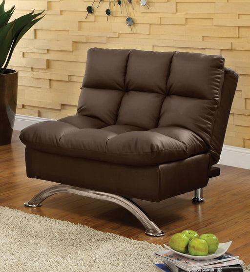 Aristo Dark Brown/Chrome Chair image