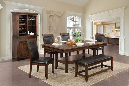 MEAGAN I Brown Cherry Dining Table image