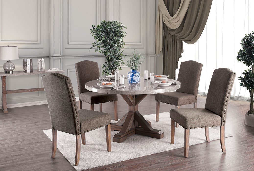 Bridgen Natural Round Dining Table image