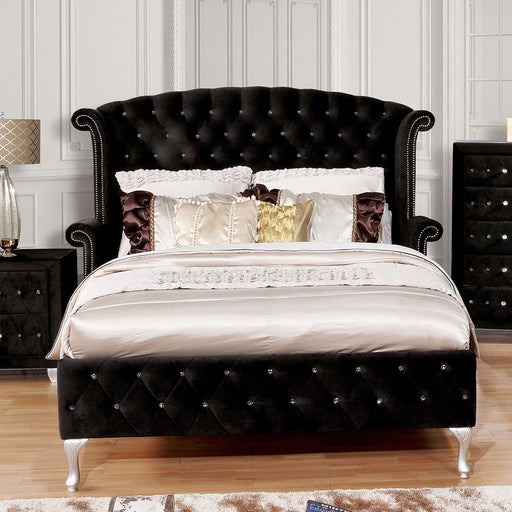 Alzire Black Queen Bed image