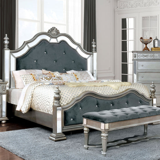Azha Silver/Gray Cal.King Bed image