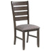 Crown Mark Bardstown Side Chair (Set of 2) in Gray 2152GY-S image