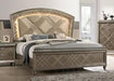 Crown Mark Cristal King Panel Bed in Brown image