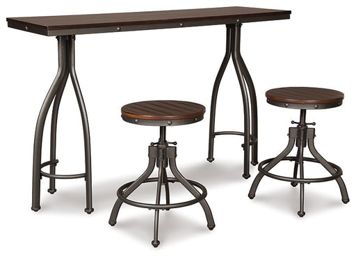 Odium Counter Height Dining Table and Bar Stools (Set of 3) image