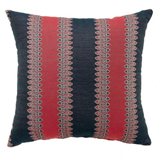 LARA 22" X 22" Pillow, Red & Blue (2/CTN) image