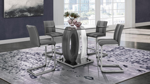 5 Piece Dining Room Set (D1628BT-SQ+D915BS-GRY) image