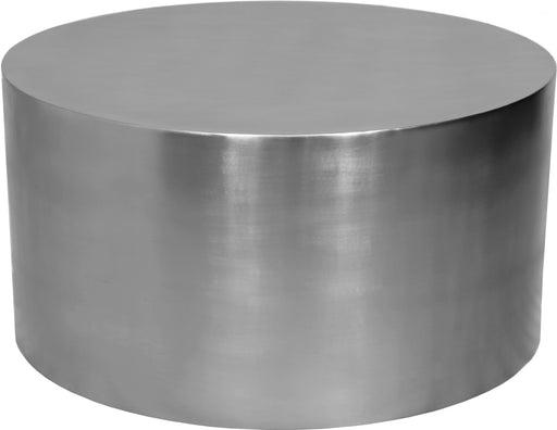 Cylinder Brushed Chrome Coffee Table image