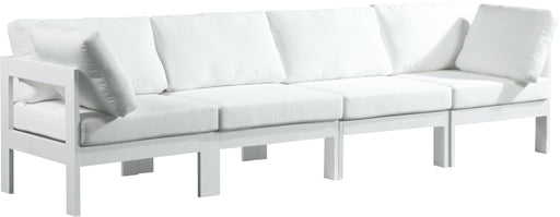 Nizuc White Waterproof Fabric Outdoor Patio Modular Sofa image