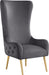 Alexander Grey Velvet Accent Chair image