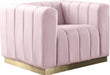 Marlon Pink Velvet Chair image