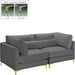 Julia Grey Velvet Modular Sofa image