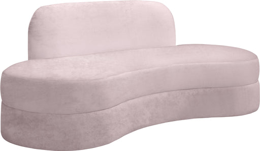 Mitzy Pink Velvet Sofa image