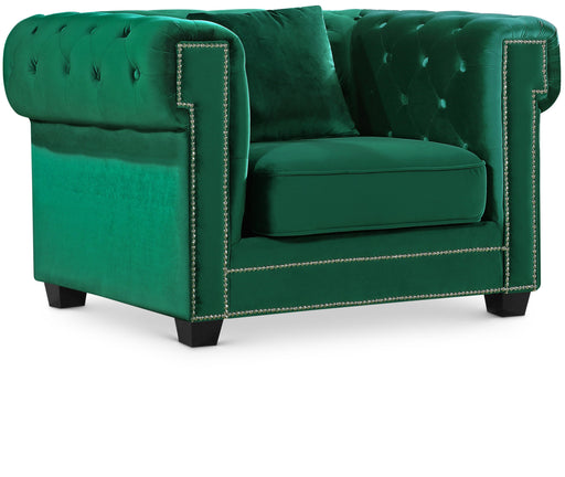 Bowery Green Velvet Chair image