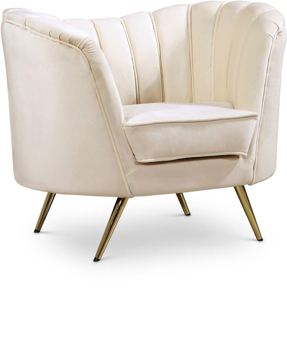 Margo Cream Velvet Chair image