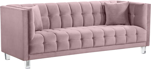 Mariel Pink Velvet Sofa image