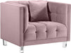 Mariel Pink Velvet Chair image