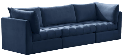 Jacob Navy Velvet Modular Sofa image