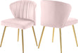 Finley Pink Velvet Dining Chair image