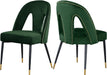 Akoya Green Velvet Dining Chair image