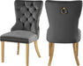 Carmen Grey Velvet Dining Chairs (2) image