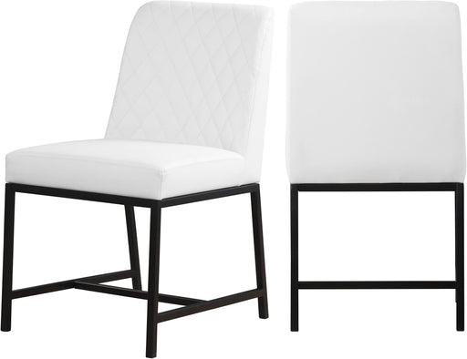 Bryce White Faux Leather Dining Chair image
