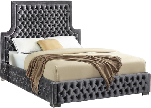 Sedona Grey Velvet King Bed image